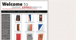 Desktop Screenshot of graphicexpressmenu.com